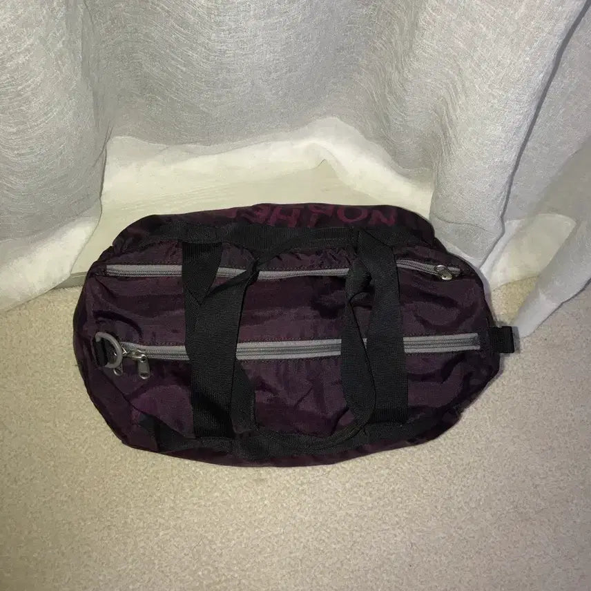 [BUNJANG] The North Face Vintage Burgundy Deep Purple Double Pack Backpack / 노스페이스 빈티지 버건디 딥퍼플 더블팩 백팩