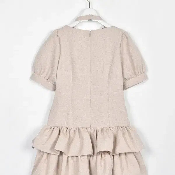 [BUNJANG] Evelyn Tiered Short Sleeve Dress / 에블린 evelyn 초커 포함 티어드 반팔 원피스