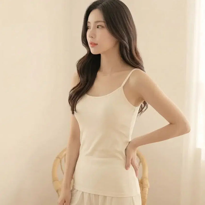 [BUNJANG] Modal Camisole Ivory S / 모달 캡나시 아이보리 S(44)사이즈