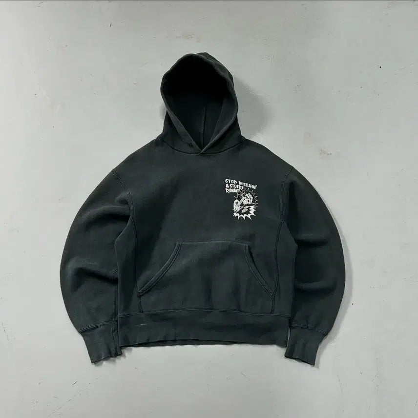 [BUNJANG] Vintage Fading Sweat Hoodie / 90s 빈티지 페이딩 스웻 후디