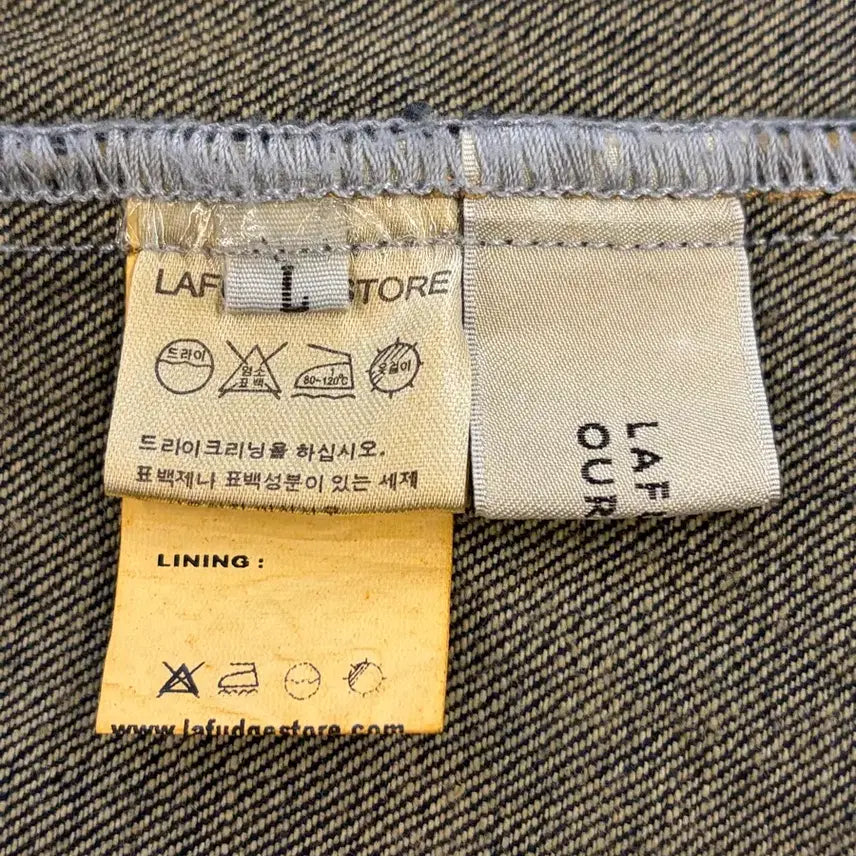 [BUNJANG] Lafudge Store Corduroy Collar Denim Work Jacket / [FREE] 라퍼지스토어 Lafudge 코듀로이칼라 데님 워크재킷 4.5