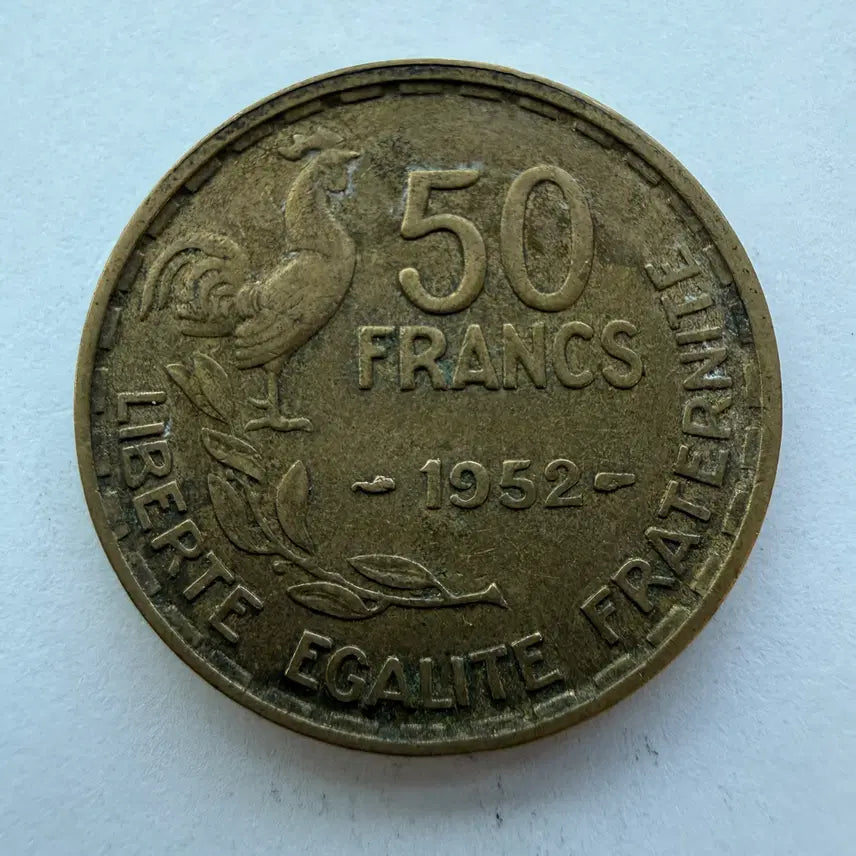 [BUNJANG] France 50 Francs Coin 1952 / 1952년 프랑스 50프랑 동전 S1784
