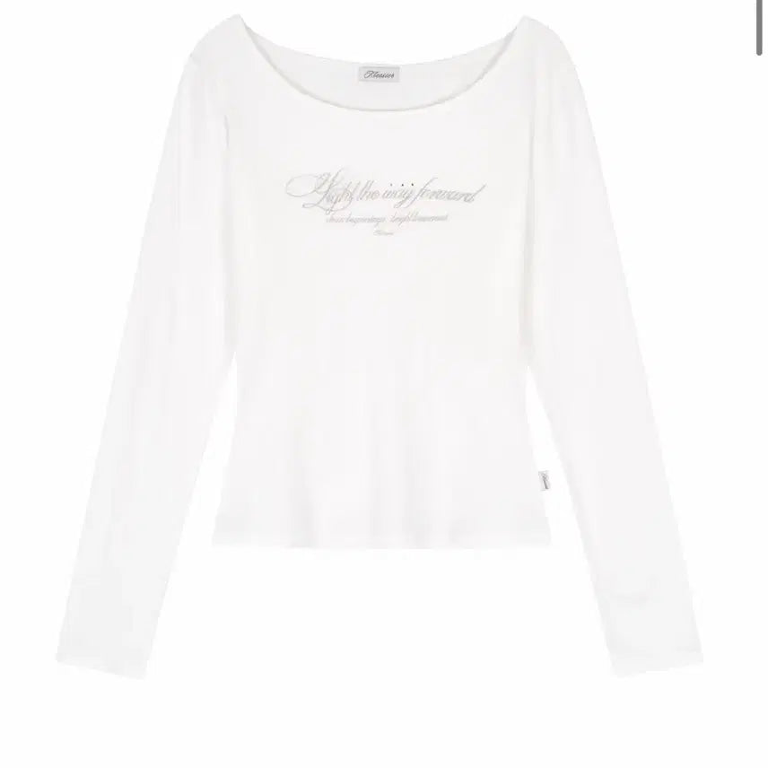 [SOLD OUT] 클리시어 클린 레터 탑 화이트