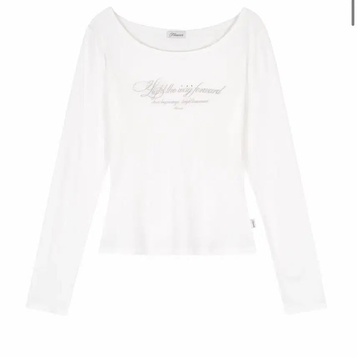 [SOLD OUT] 클리시어 클린 레터 탑 화이트
