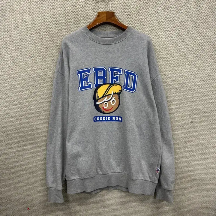 [BUNJANG] EBBETS FIELD Cookie Run Printed Sweatshirt / 이벳필드 쿠키런 프린팅 스웻셔츠 맨투맨 L A09269