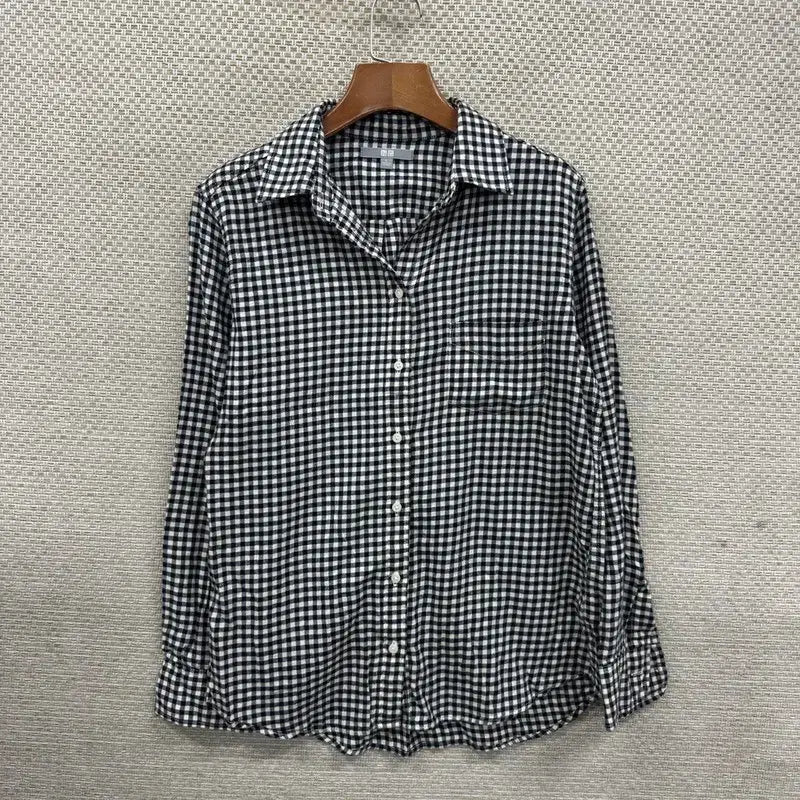 [BUNJANG] Uniqlo Checkered Shirt M16296 / 유니클로 체크 셔츠 L M16296
