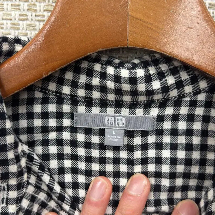 [BUNJANG] Uniqlo Checkered Shirt M16296 / 유니클로 체크 셔츠 L M16296