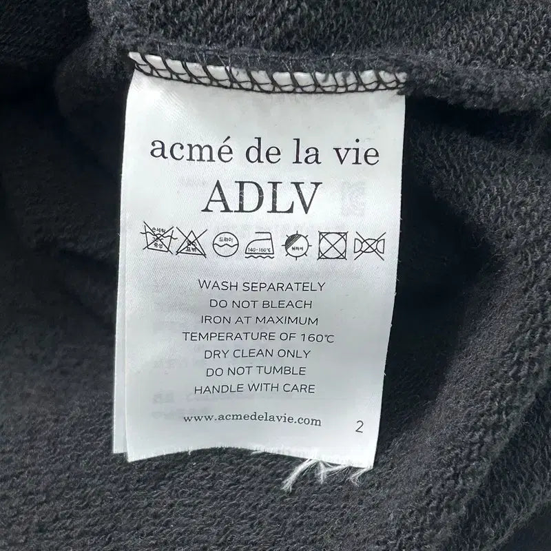 [BUNJANG] Acme De La Vie Toast Hoodie Black 2 / 아크메드라비 토스트 후디 블랙 2