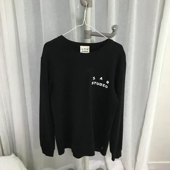 [BUNJANG] IAB Studio Black Long Sleeve S / 아이앱 스튜디오 블랙 롱슬리브 S