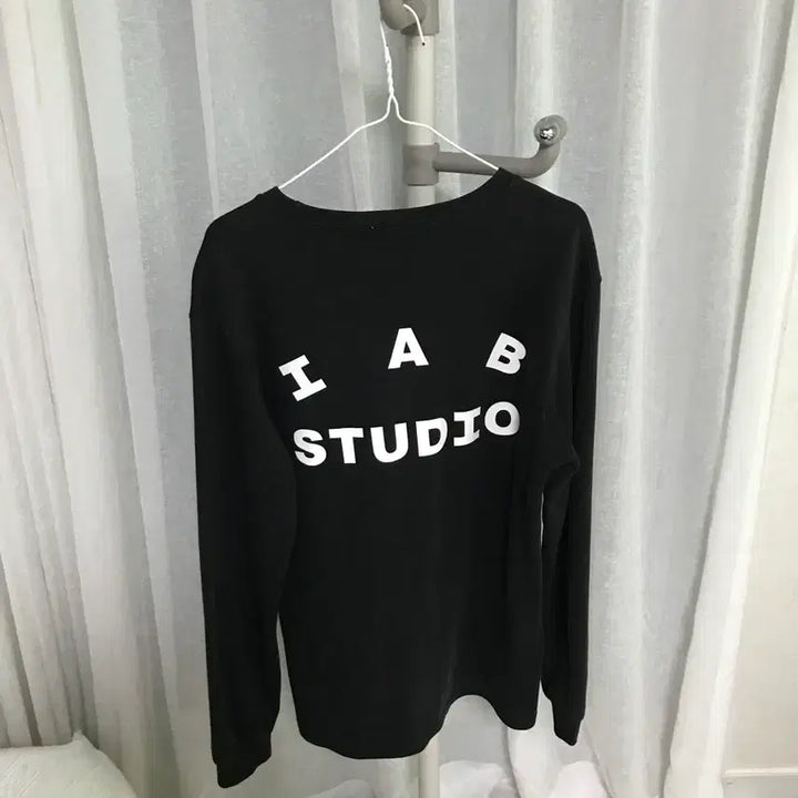 [BUNJANG] IAB Studio Black Long Sleeve S / 아이앱 스튜디오 블랙 롱슬리브 S