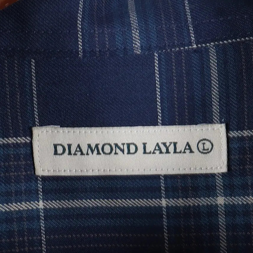 [BUNJANG] Diamond Leira Checkered Shirt - Size L / 다이아몬드레이라 체크 셔츠 L / k3170