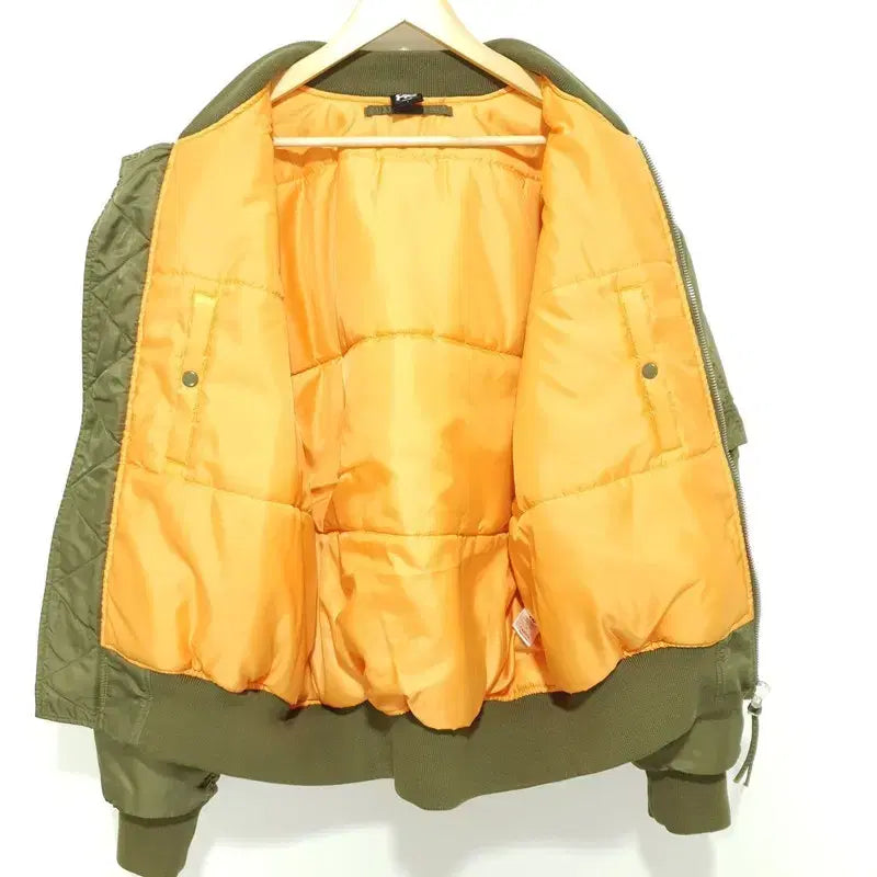 [BUNJANG] Ricoh9 Aviation Bomber Jacket L / 리코나인 항공 점퍼 L_i3950