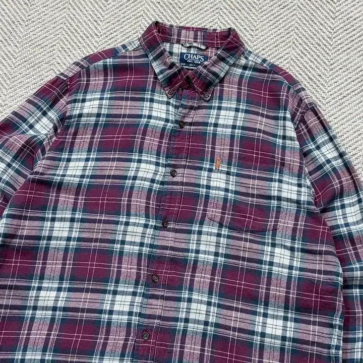 [BUNJANG] Chaps Ralph Lauren Checkered Shirt / 챕스 랄프로렌 체크 셔츠 v2889