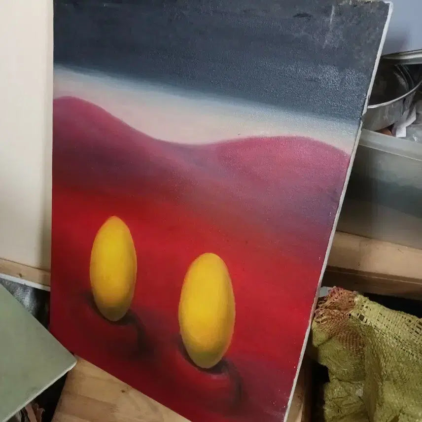 [BUNJANG] Oil Painting Abstract Still Life Set / 유화 그림 작품 (추상 정물) 총4작품 51*61