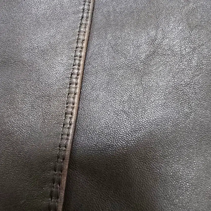 [BUNJANG] Knoles &amp; Carter Dark Brown Leather Car Coat / 빈티지 다크브라운 양가죽 카코트 L 씬슐레이트 탈착 안감