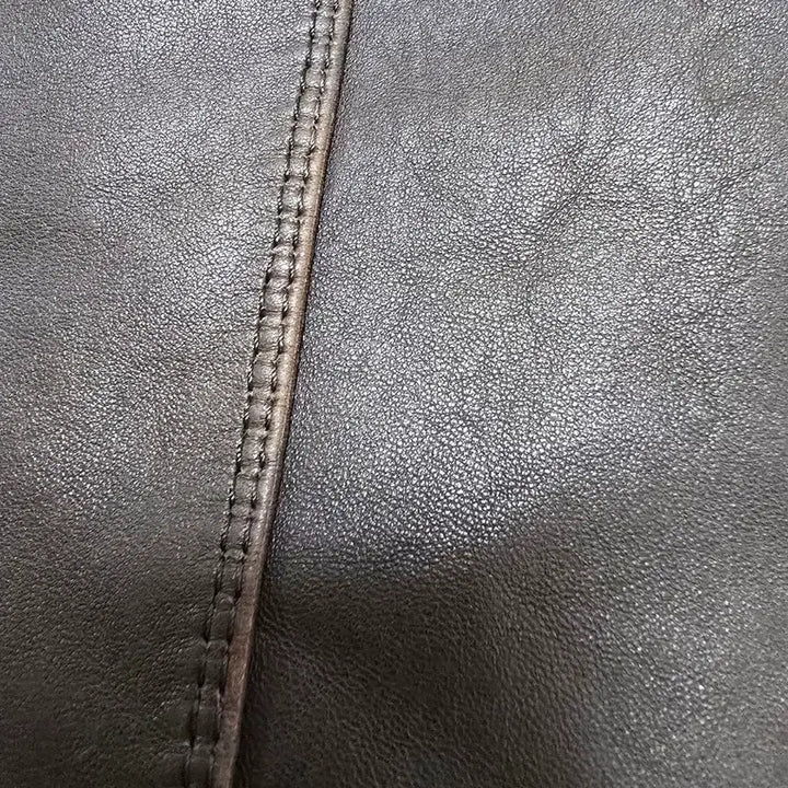 [BUNJANG] Knoles &amp; Carter Dark Brown Leather Car Coat / 빈티지 다크브라운 양가죽 카코트 L 씬슐레이트 탈착 안감
