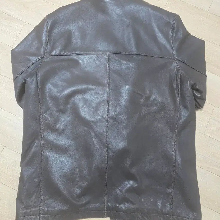 [BUNJANG] Knoles &amp; Carter Dark Brown Leather Car Coat / 빈티지 다크브라운 양가죽 카코트 L 씬슐레이트 탈착 안감