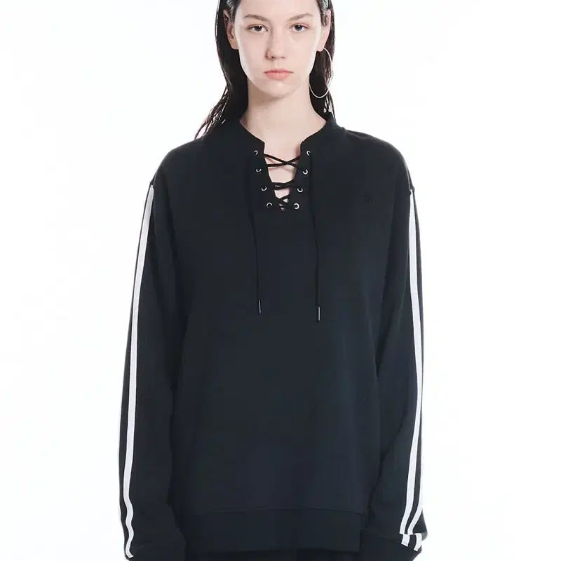 [BUNJANG] Seric Black Sweatshirt / 세릭 맨투맨