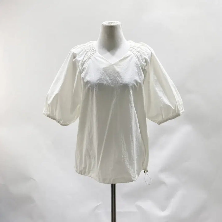 [BUNJANG] Youngguje Blouse - Ivory String Blouse / 튜브 여 바스락 스트링 블라우스 F 영구제 중고장터