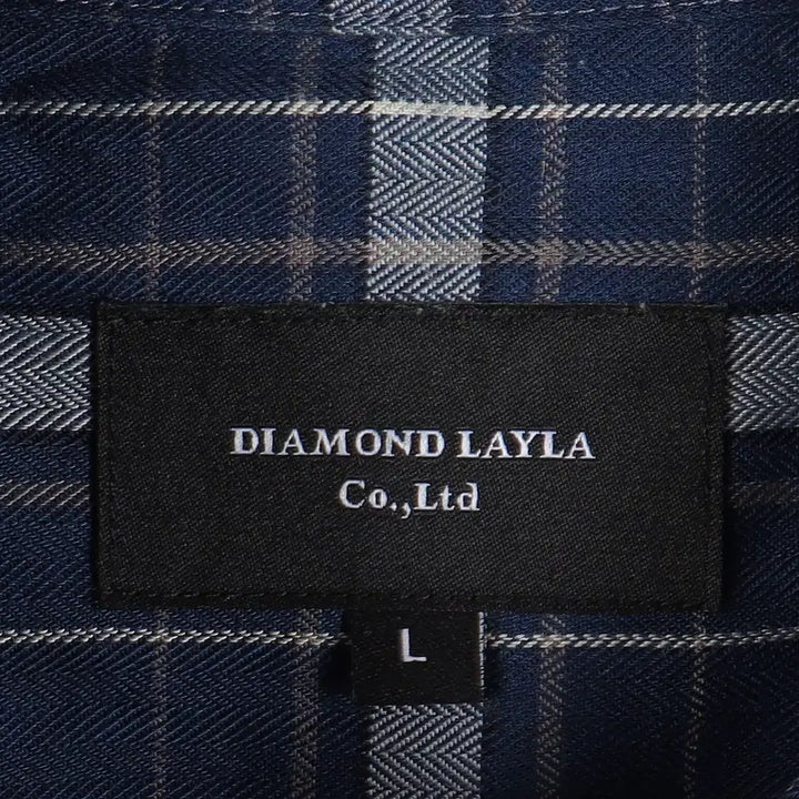 [BUNJANG] DIAMOND LAYLA Checkered Shirt / 다이아몬드레이라 DIAMOND LAYLA 체크 셔츠 L / k3176