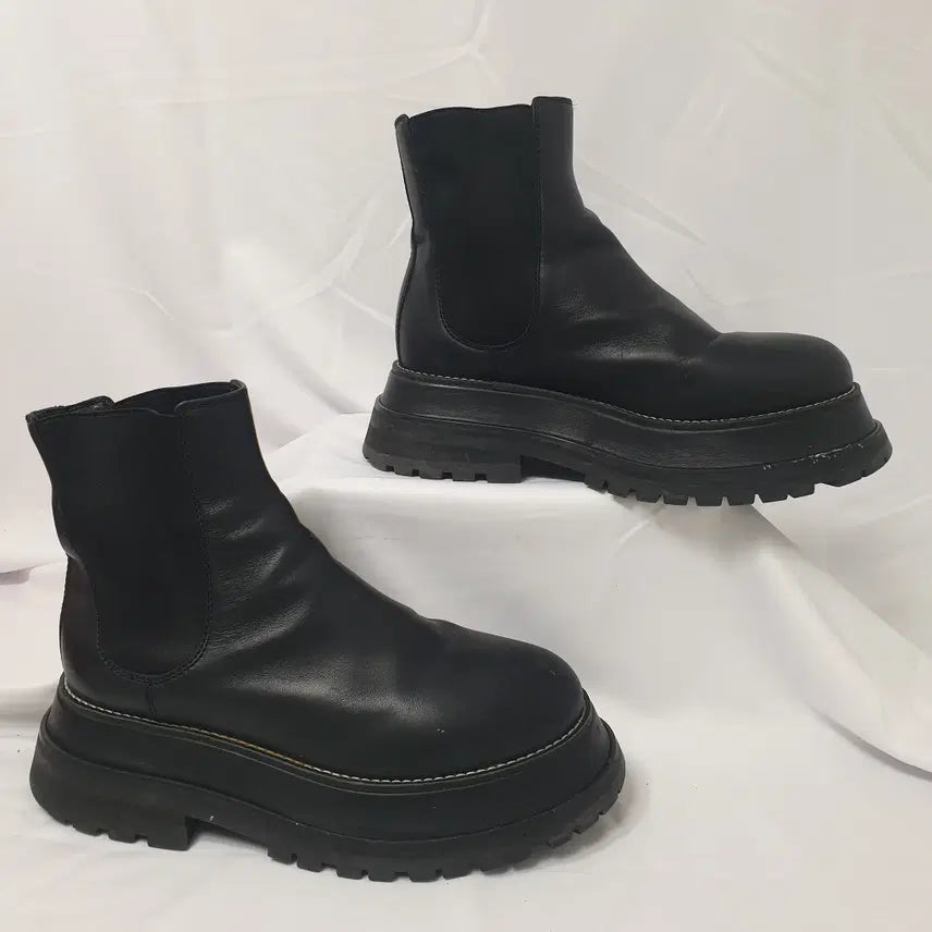 [BUNJANG] Burberry Chunky Chelsea Boots / 빈티지하서 37/240 버버리 청키 첼시 부츠