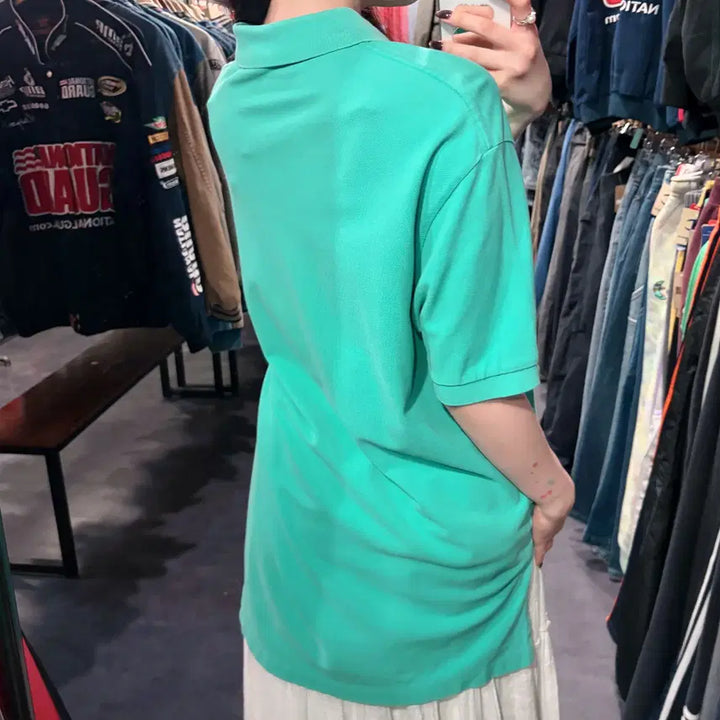 [BUNJANG] Polo Ralph Lauren Short Sleeve Pique Shirt Mint / [IM] 폴로랄프로렌 반팔 피케 셔츠 민트