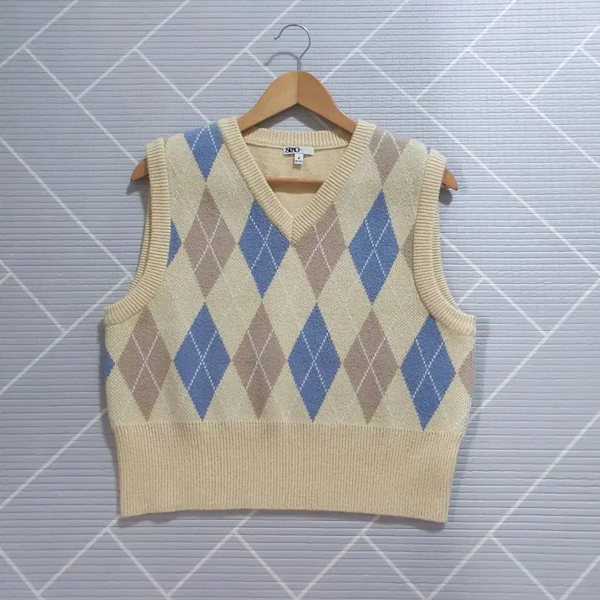 [BUNJANG] SPAO Argyle Knit Vest / .M SPAO 스파오 아가일 니트 베스트 니트 조끼