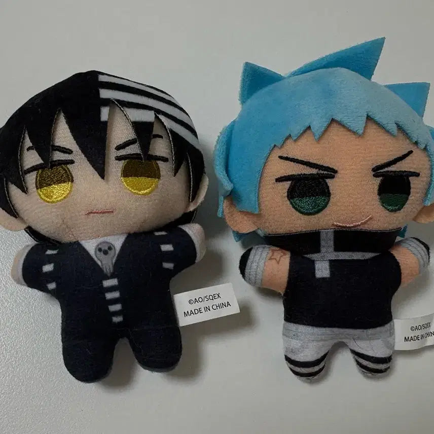 [BUNJANG] Soul Eater Kid &amp; Black Star Plush / 소울이터누이 키드,블랙스타