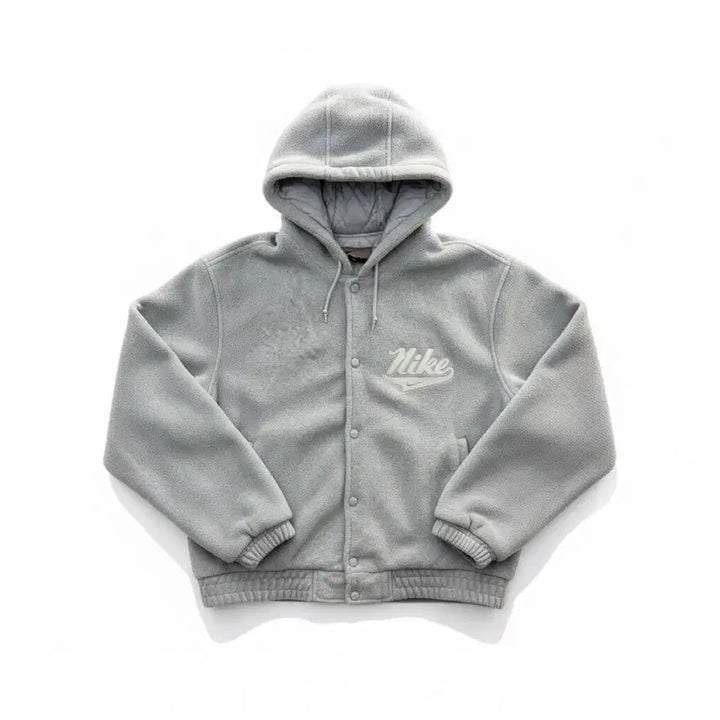 [BUNJANG] Nike 00s Big Swoosh Sky Blue Fleece Jumper 100 / 나이키 00s 빅스우시 스카이블루 플리스 점퍼 100