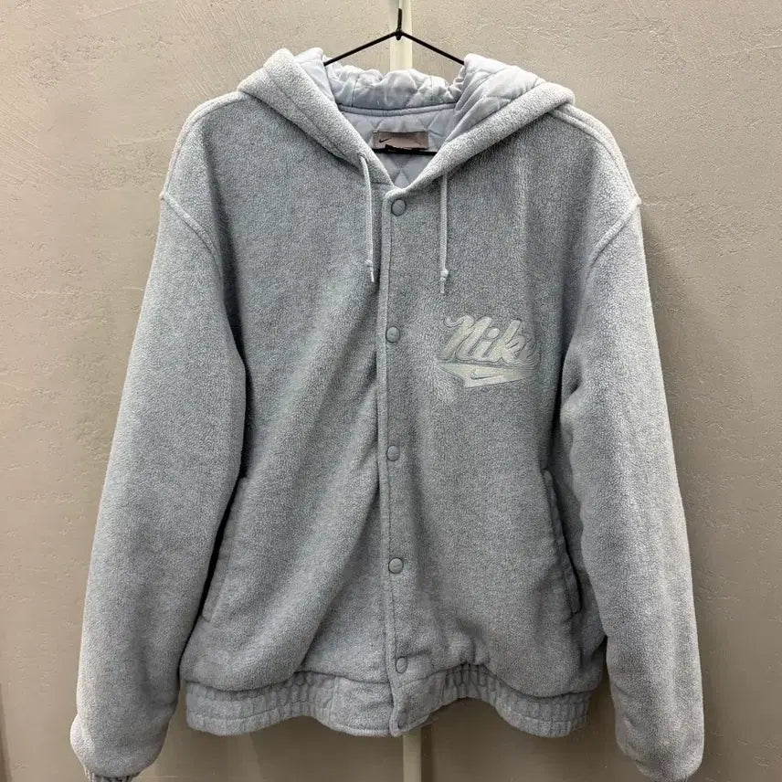 [BUNJANG] Nike 00s Big Swoosh Sky Blue Fleece Jumper 100 / 나이키 00s 빅스우시 스카이블루 플리스 점퍼 100
