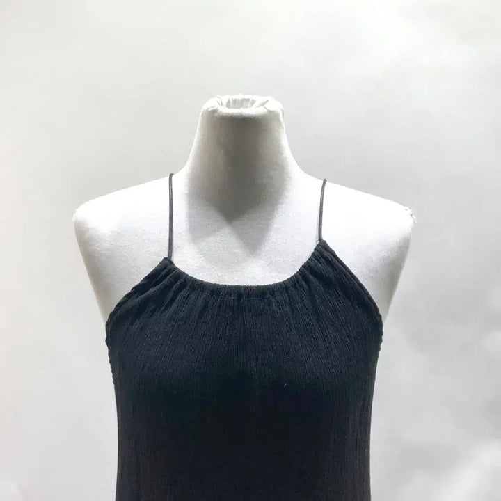 [BUNJANG] Youngguje Black Halter Neck Vacation Maxi Dress / 홀터넥 휴양지 바캉스 롱원피스 F 영구제 중고장터