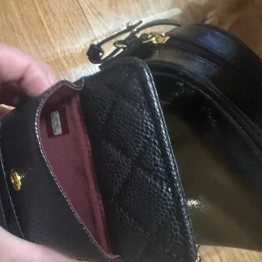 [BUNJANG] Samantha Thavasa &amp; Chanel Black Mini Crossbody Bag Set / 사만사타바사/샤넬 블랙 미니 크로스백 세트
