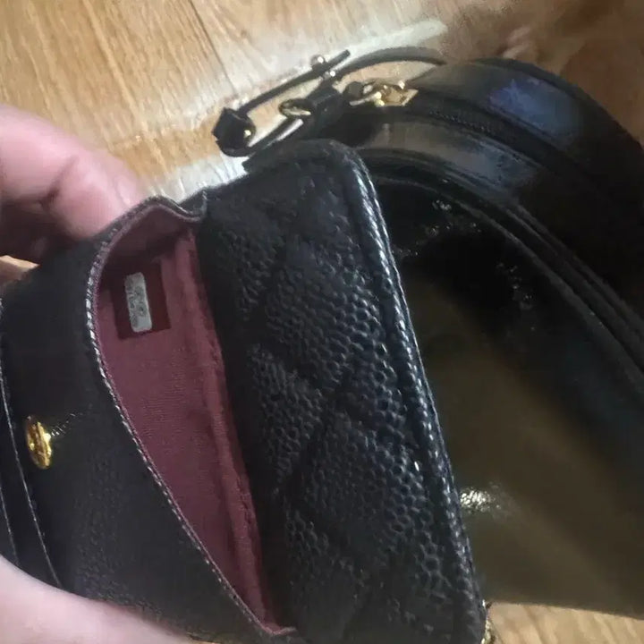 [BUNJANG] Samantha Thavasa &amp; Chanel Black Mini Crossbody Bag Set / 사만사타바사/샤넬 블랙 미니 크로스백 세트