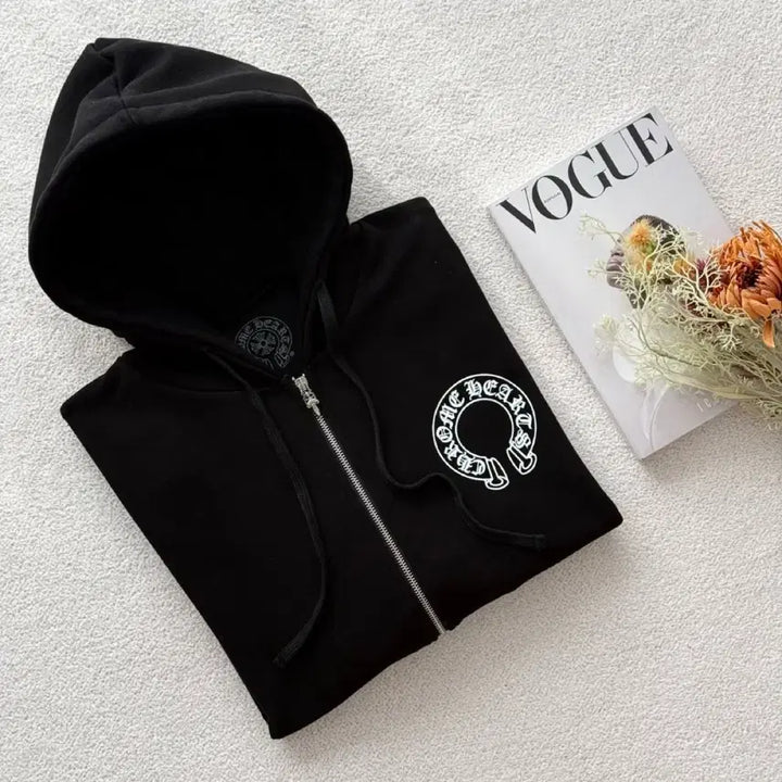 [SOLD OUT] 크롬하츠 블랙 후드집업