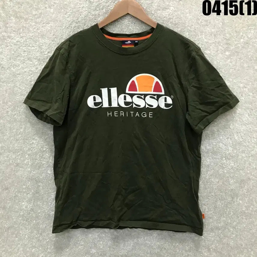 [BUNJANG] Ellesse Heritage Logo T-shirt Khaki XL / 엘레쎄 헤리티지 반팔 티셔츠 카키 XL