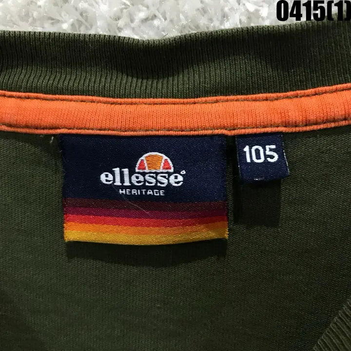 [BUNJANG] Ellesse Heritage Logo T-shirt Khaki XL / 엘레쎄 헤리티지 반팔 티셔츠 카키 XL