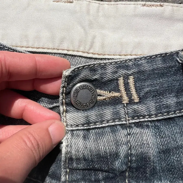 [BUNJANG] Neil Barrett Denim Pants / 닐바렛 데미지 데님 팬츠