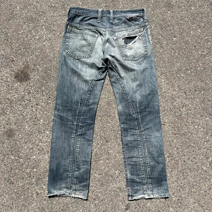 [BUNJANG] Neil Barrett Denim Pants / 닐바렛 데미지 데님 팬츠
