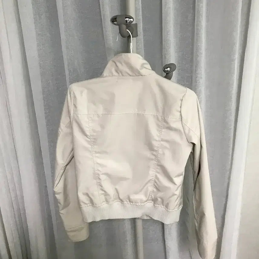 [BUNJANG] Western Cotton Zip-up Jacket Beige / 웨스턴 코튼 집업 자켓 베이지