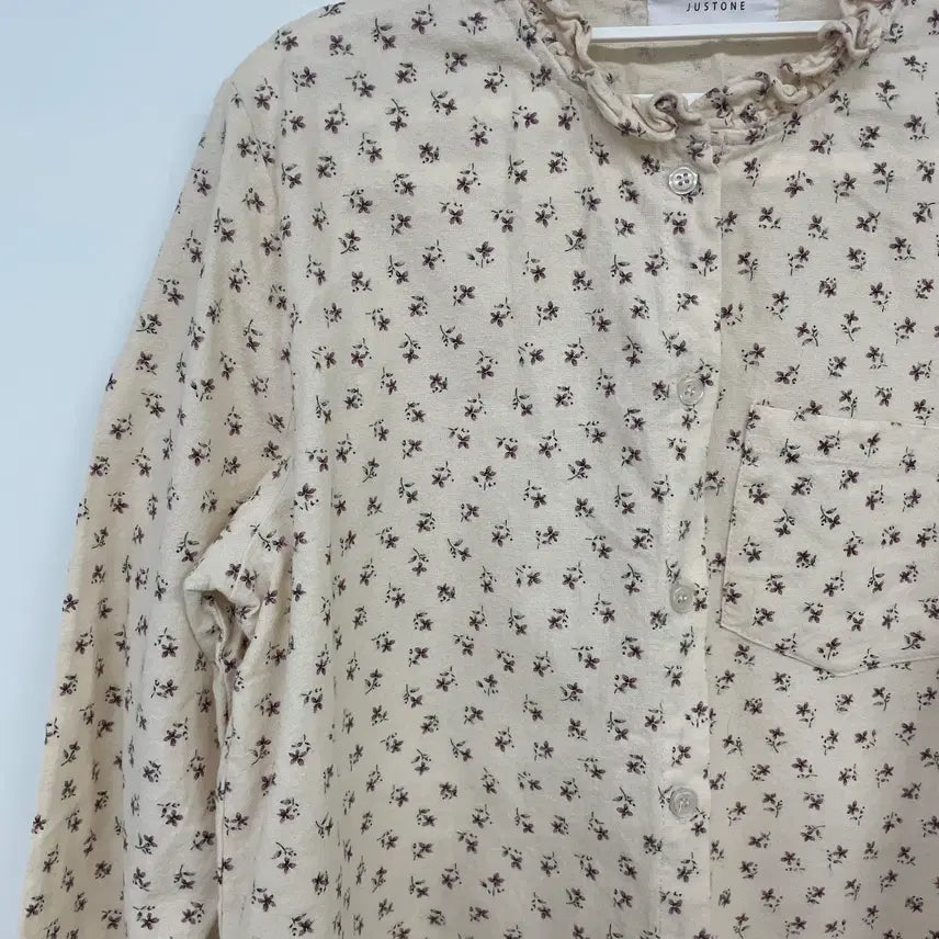 [BUNJANG] JUSTONE Vintage Frill Blouse / JUSTONE 빈티지 프릴 블라우스