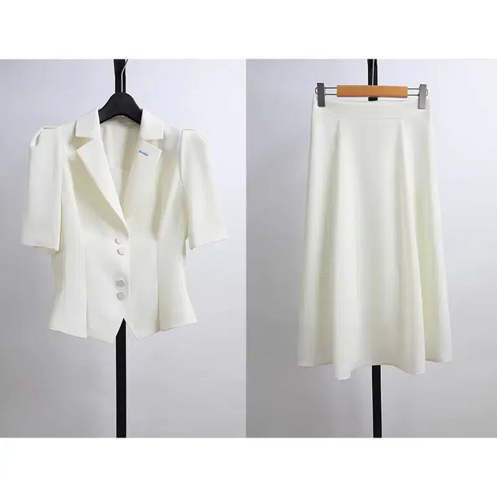 [BUNJANG] Egoist Skirt Set / 에 고 이 스트 상의 스커트 세트