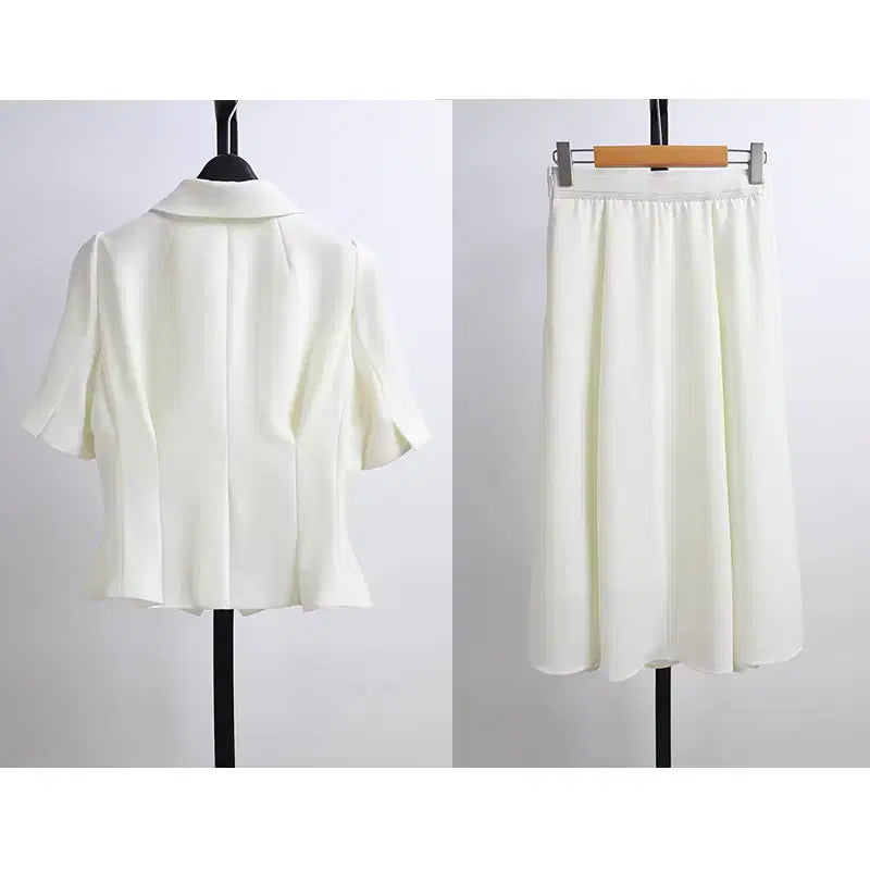 [BUNJANG] Egoist Skirt Set / 에 고 이 스트 상의 스커트 세트