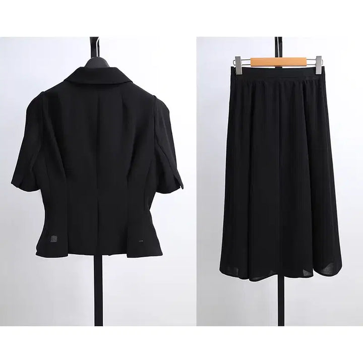 [BUNJANG] Egoist Skirt Set / 에 고 이 스트 상의 스커트 세트
