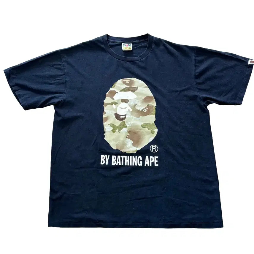 [BUNJANG] BAPE Camo Ape Short Sleeve T-shirt / 2XL 베이프 카모 사루 반팔티셔츠
