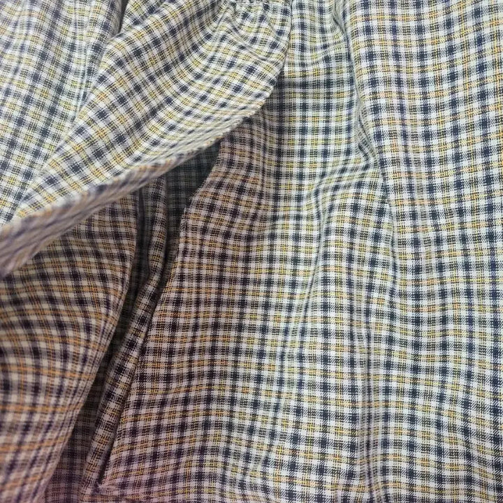 [BUNJANG] Renny Ron Sailor Collar Belted Check Long Dress / 급처상태좋음!레니본 세일러카라 벨트 체크 롱원피스 럭키슈에뜨st
