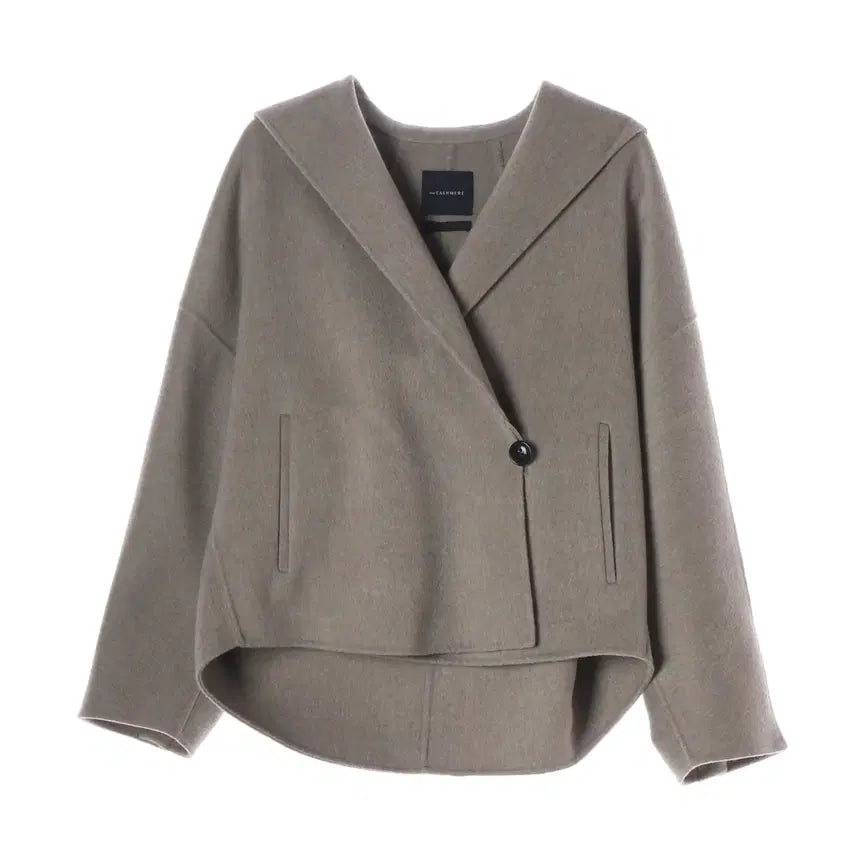 [SOLD OUT] 더캐시미어 21FW 핸드메이드 울 캐시미어 블렌드 후드 코트