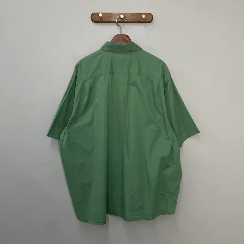 [BUNJANG] Carhartt Green Short Sleeve Shirt / 칼하트 그린 반팔 셔츠 H2451