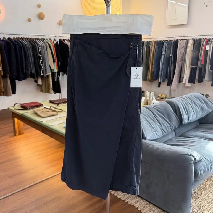 [SOLD OUT] 이세이미야케 플랜테이션 랩 스커트