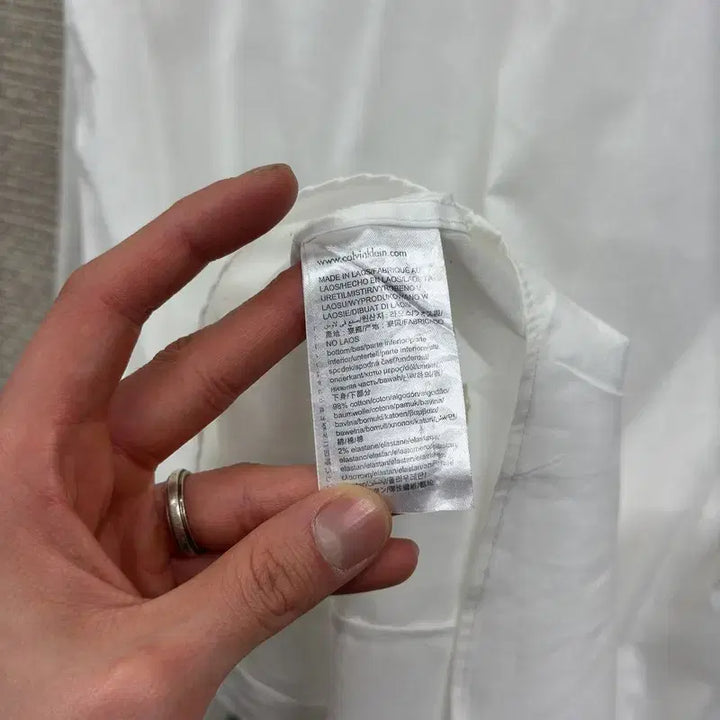 [BUNJANG] Calvin Klein Casual Long Sleeve Shirt / 캘빈클라인 캐주얼 긴팔 셔츠 38 A09190