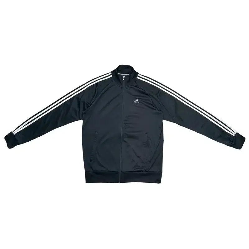 [BUNJANG] Adidas Classic Black Track Top Jacket (Size 100) / 아디다스 클래식 블랙 트랙탑 져지 100
